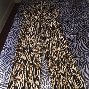 Animal Print Jumpsuit